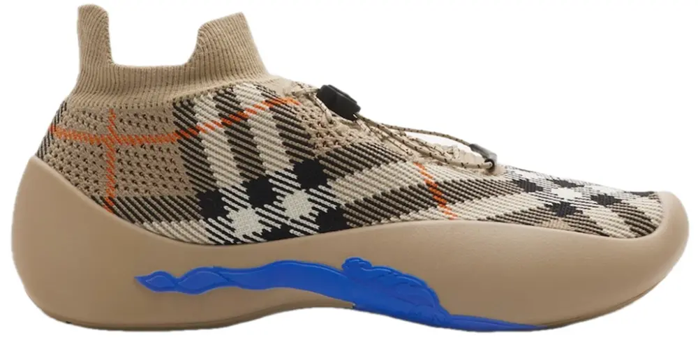Giày Burberry Check Knit Neptune Sneakers ‘Sand’ 80993261