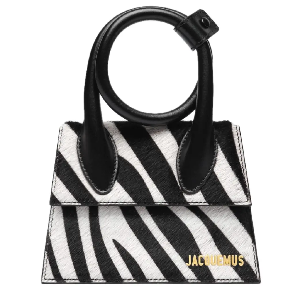 Túi Jacquemus The Knot Chiquito ‘Zebra’ 213BA005-3209-9DZ