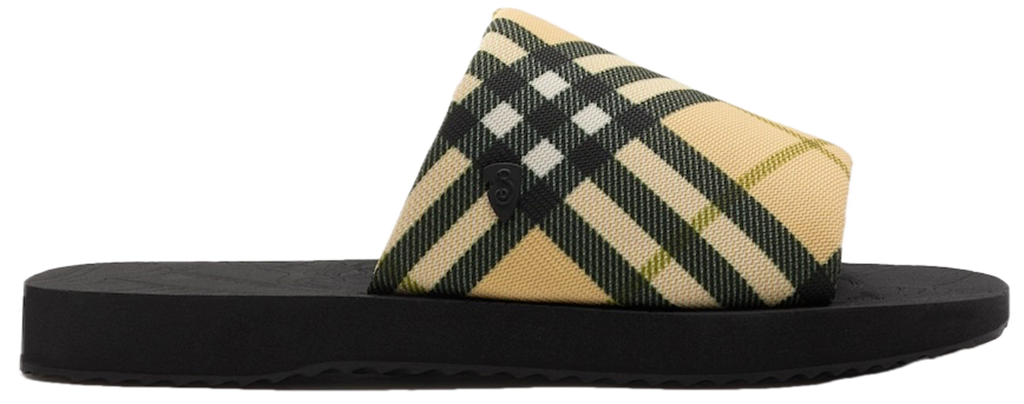 Dép Burberry Check Trek Slides ‘Grain’ 80994221