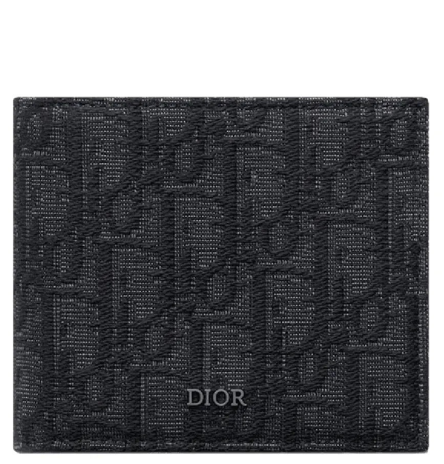 Ví Dior Compact Wallet 'Black' 2OBBC027YSE-H03E