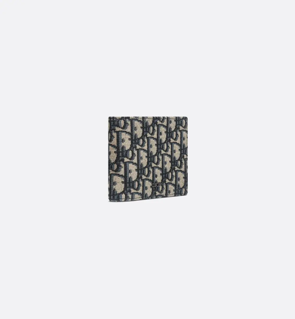 Ví Dior Wallet 'Beige Black' 2OBBH027YSE-H05E - Ảnh 3