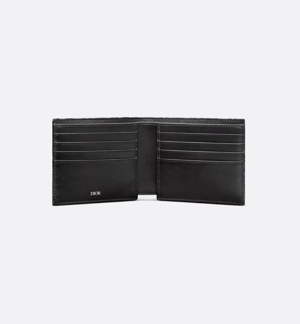 Ví Dior Wallet 'Beige Black' 2OBBH027YSE-H05E - Ảnh 4