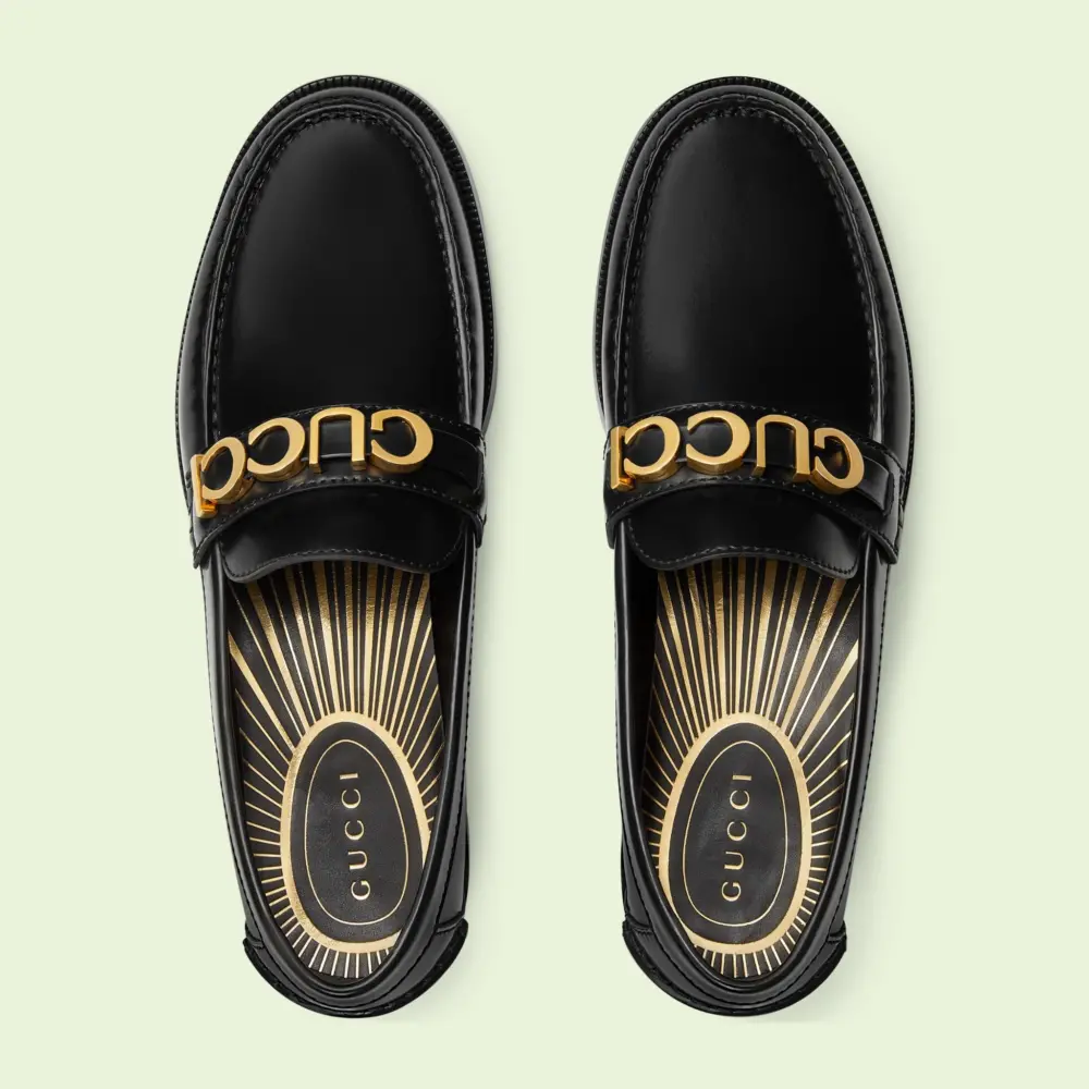 Giày Gucci Loafer 'Black' 699644-17X00-1000 - Ảnh 4