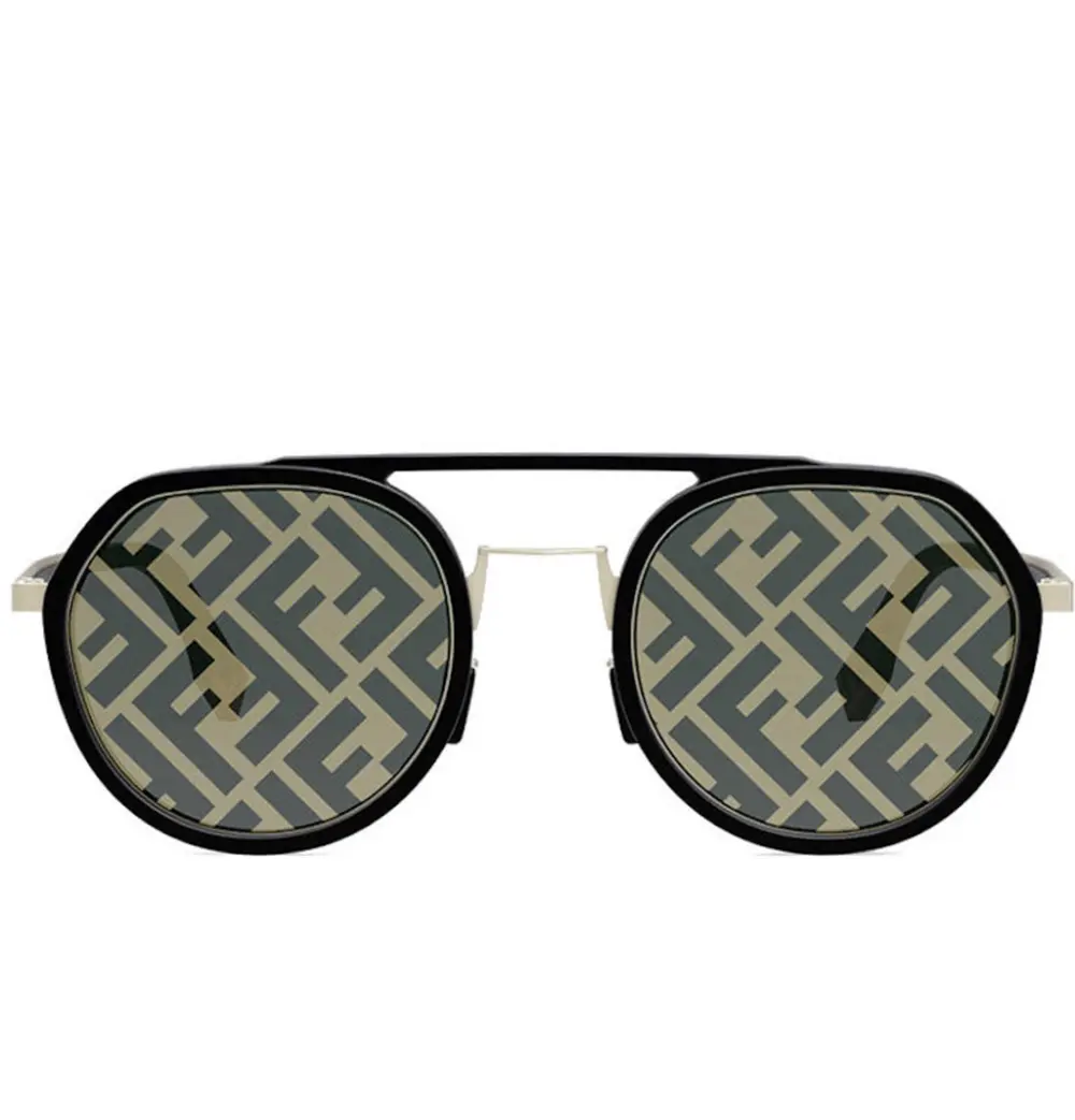 Kính Fendi Sunglasses 'Black Gold' FE40040U-02C