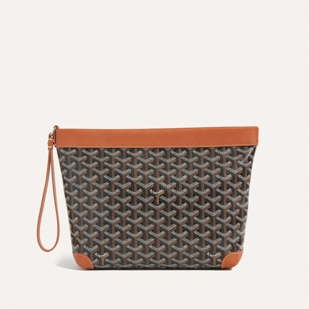 Túi Goyard Conti Pouch ‘Black Tan’ CONTIPPMLTY01CL03P - Ảnh 4