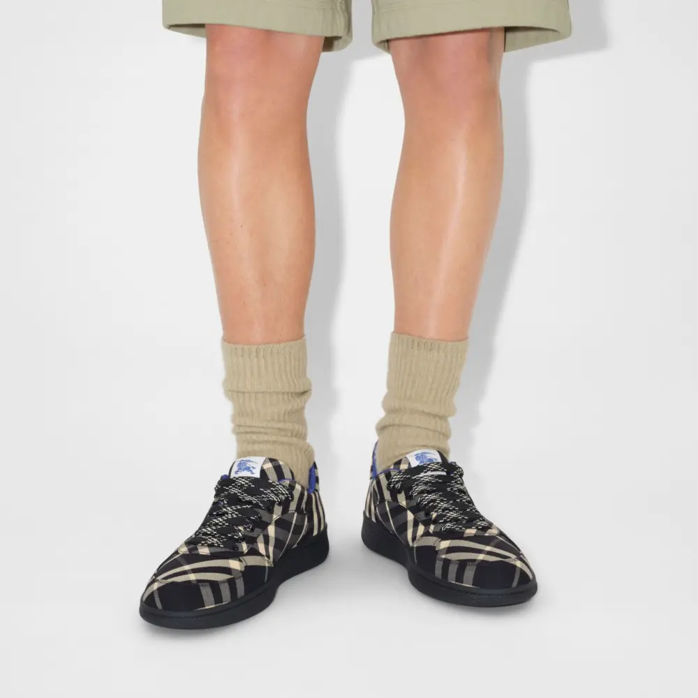 Giày Burberry Check Terrace Sneakers ‘Black’ 80952741 - Ảnh 3