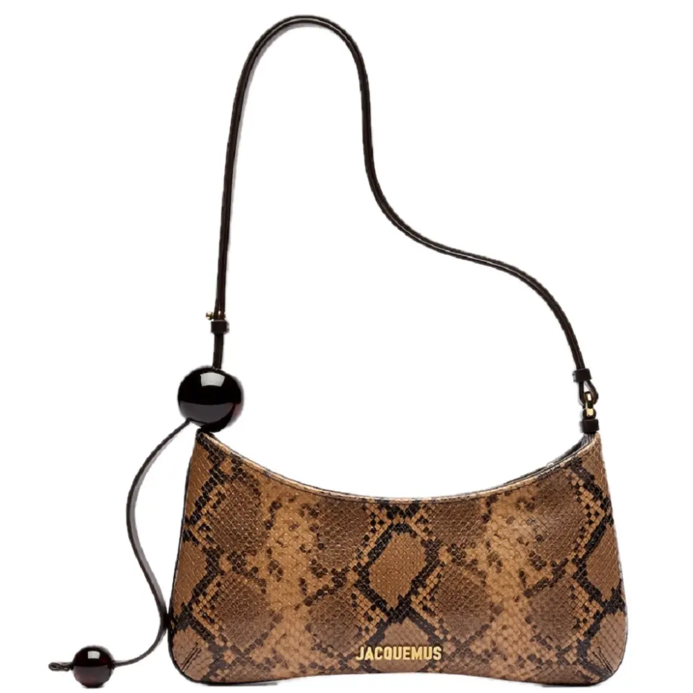 Túi Jacquemus The Bisou Perle ‘Brown’ 231BA057-3198-810