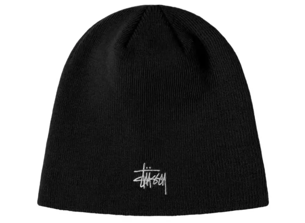 Mũ Stussy Basic Cuff Beanie Logo ‘Black’ 1321085