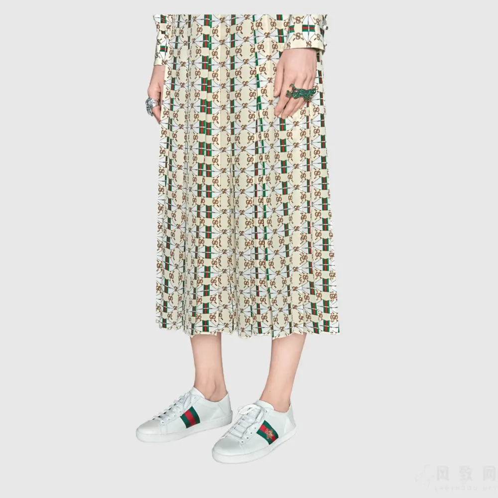 Alternative view of Giày Gucci Wmns Ace Embroidered ‘Bee’ 475208-A9L60-9067