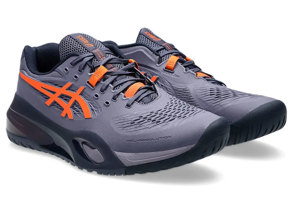 Giày Asics Gel Resolution X Greyish 'Purple Nova Orange' 1041A481-500 - Ảnh 4