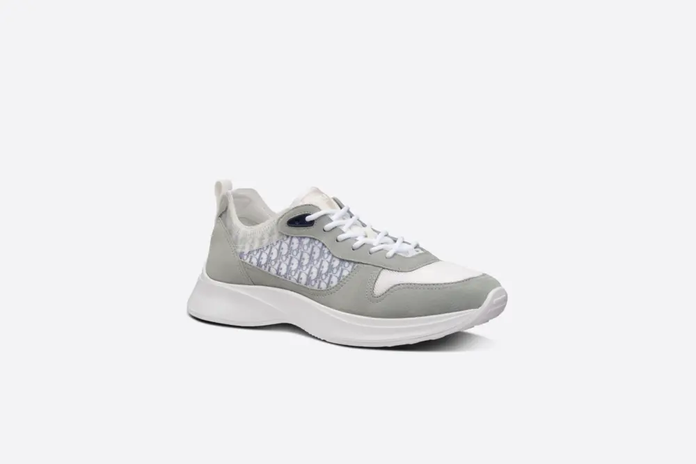 Alternative view of Giày Dior B25 Runner ‘Gray Suede Dior’ 3SN283ZMI-H865
