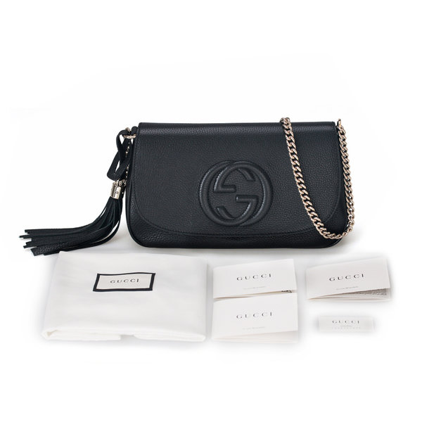 Túi Gucci Dionysus Shoulder 'Black' 536224-A7M0G-1000 - Ảnh 5