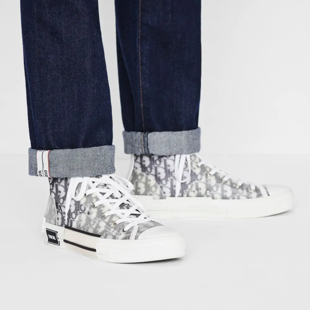 Alternative view of Giày Dior B23 High Dior Oblique White Black 3SH118YJP-H069