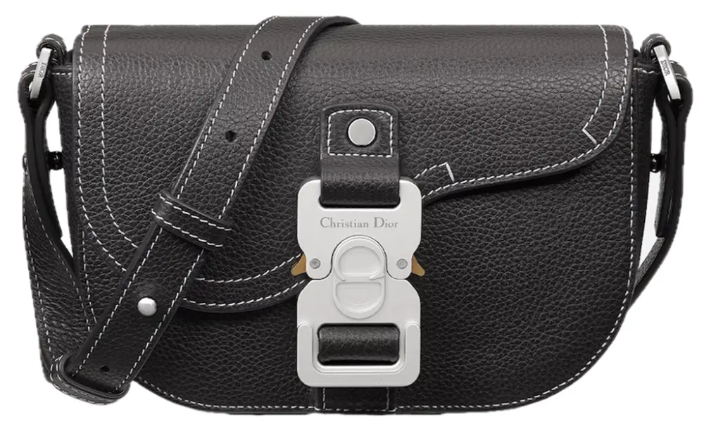 Túi Dior Mini Saddle Messenger Bag ‘Black’ 2ADCA435YKK-H00N