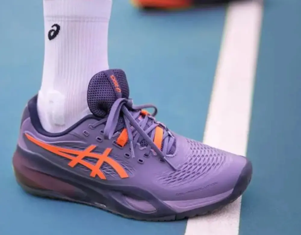 Giày Asics Gel Resolution X Greyish 'Purple Nova Orange' 1041A481-500 - Ảnh 3