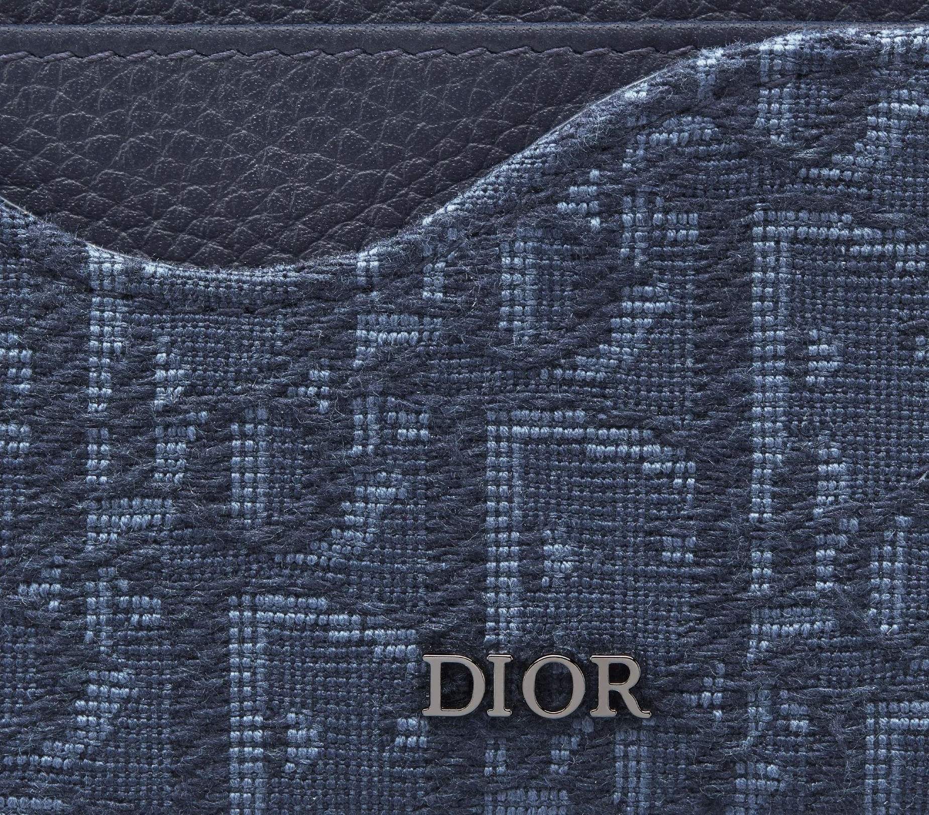 Ví Dior Saddle Card Holder ‘Navy’ 2ADCH164YKS-H53E - Ảnh 2