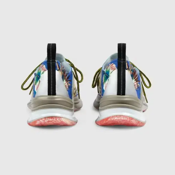 Giày Gucci Run Floral Sneaker ‘Mutil Color’ 698561-UZI10-8470 - Ảnh 4