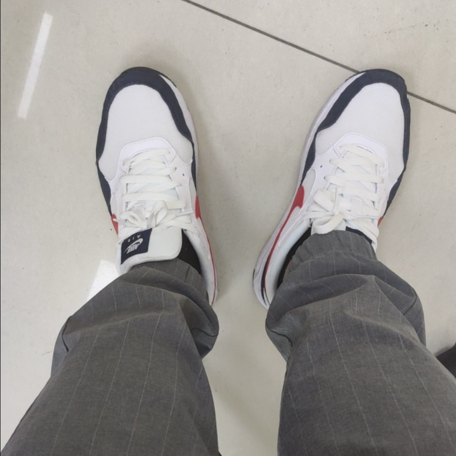 Giày Nike Air Max SC ‘White University Red’ CW4555-103 - Ảnh 3