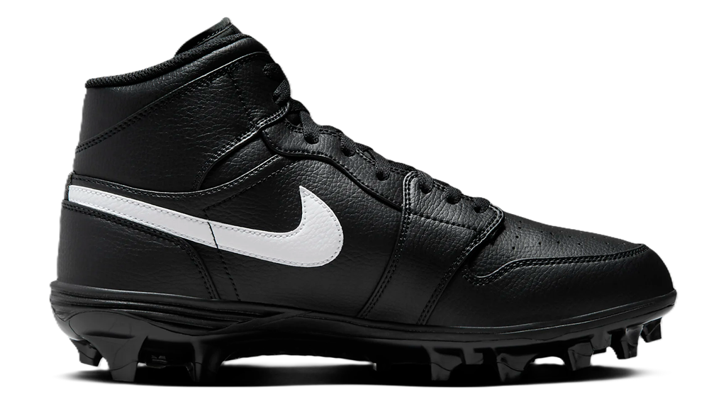 Giày Nike Air Jordan 1 Mid TD Cleat ‘Black White’ FJ6805-001