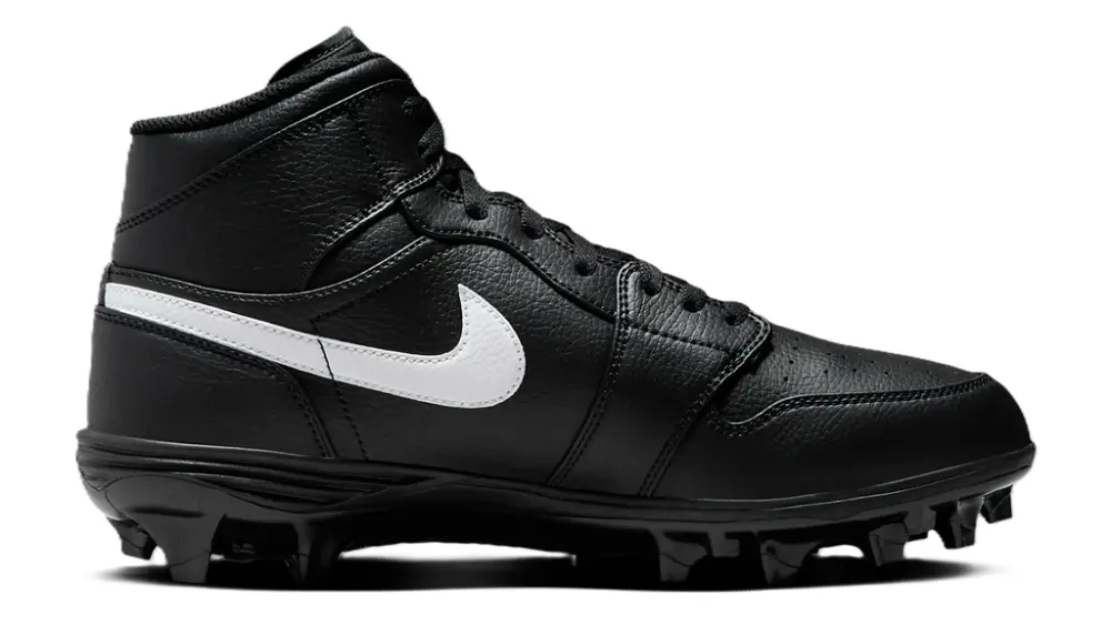 Giày Nike Air Jordan 1 Mid TD Cleat ‘Black White’ FJ6805-001