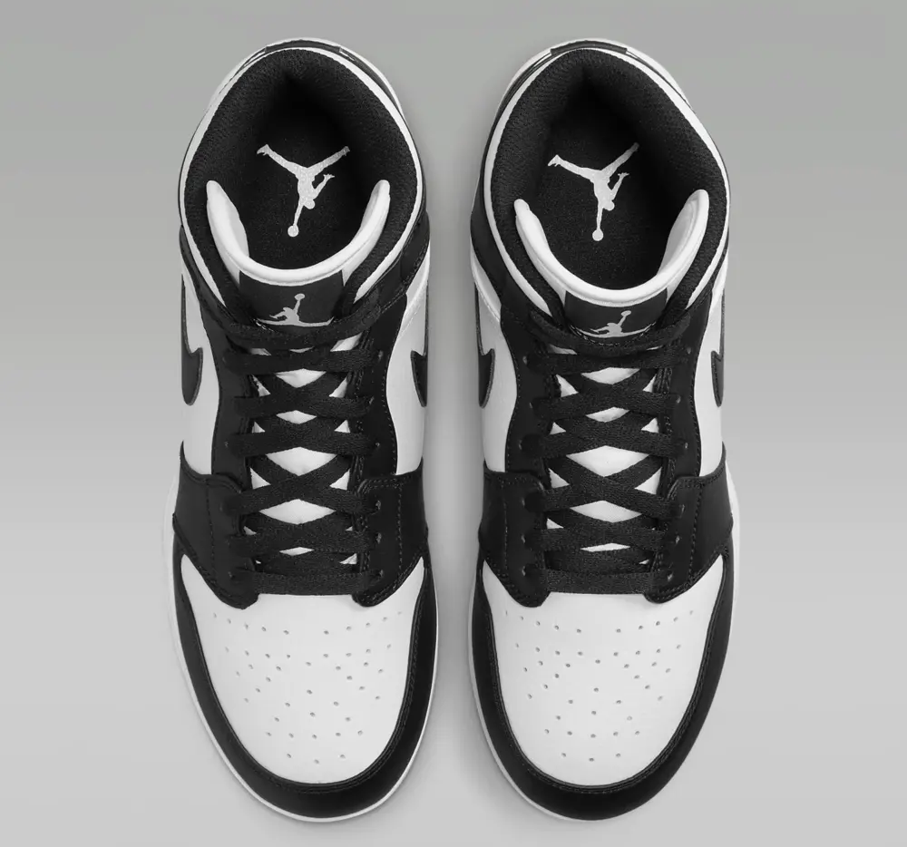 Giày Nike Air Jordan 1 Mid TD Cleat ‘Panda’ FJ6805-100 - Ảnh 4