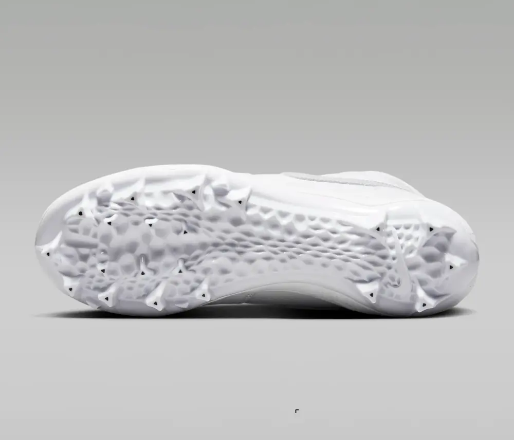 Giày Nike Air Jordan 1 Mid TD Cleat ‘White Grey Fog’ FJ6805-101 - Ảnh 3