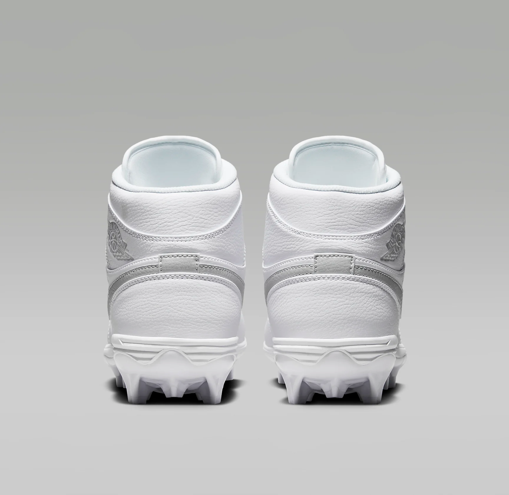 Giày Nike Air Jordan 1 Mid TD Cleat ‘White Grey Fog’ FJ6805-101 - Ảnh 6