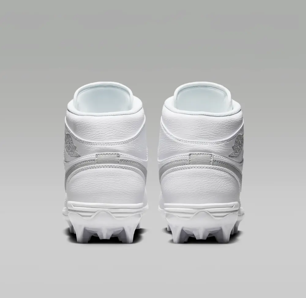 Giày Nike Air Jordan 1 Mid TD Cleat ‘White Grey Fog’ FJ6805-101 - Ảnh 6