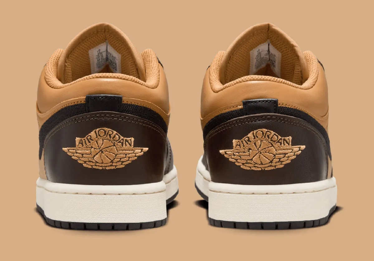Giày Nike Air Jordan 1 Low SE ‘Flax Baroque Brown’ HQ3603-201 - Ảnh 5