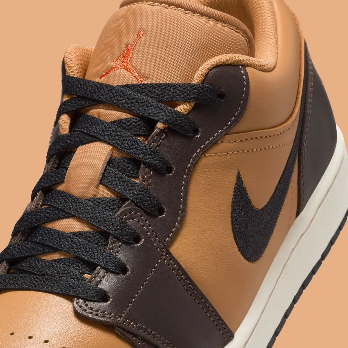 Giày Nike Air Jordan 1 Low SE ‘Flax Baroque Brown’ HQ3603-201 - Ảnh 2