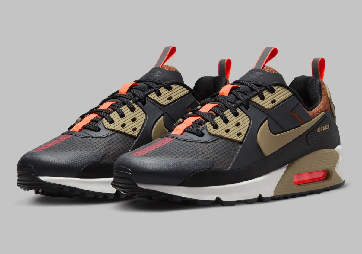 Giày Nike Air Max 90 Drift ‘Dark Smoke Grey Khaki’ FB2877-002 - Ảnh 5