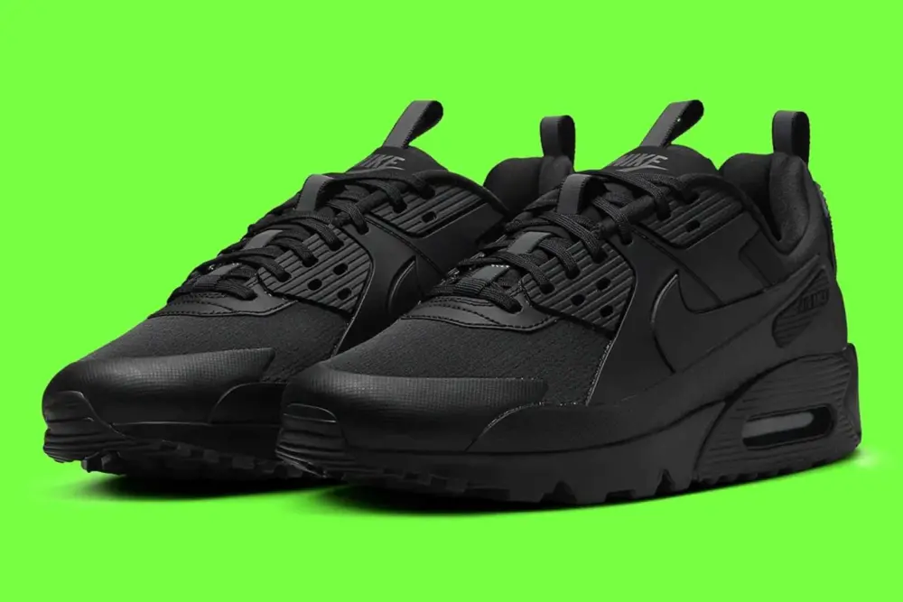 Giày Nike Air Max 90 Drift ‘Triple Black’ HQ1416-001 - Ảnh 3