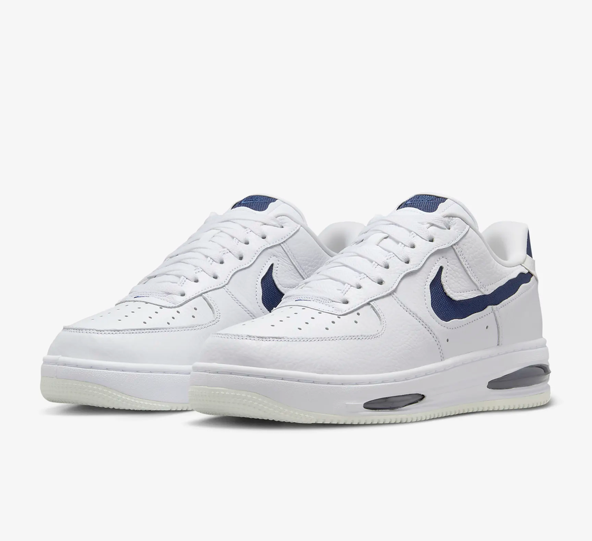 Giày Nike Air Force 1 Low EVO ‘White Midnight Navy’ HF3630-102 - Ảnh 5