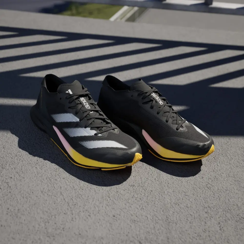 Giày Adidas Adizero Adios 8 ‘Black Yellow’ IG1540 - Ảnh 3