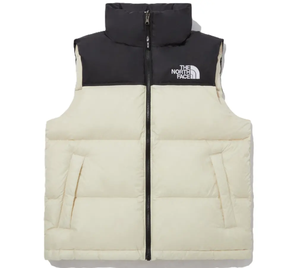 Áo The North Face Eco Nuptse Vest ‘White Black’ NV1DP55C