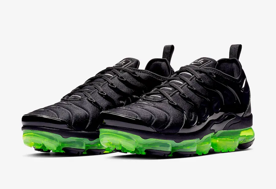 Alternative view of Giày Nike Air VaporMax Plus ‘Black Volt’ 924453-015