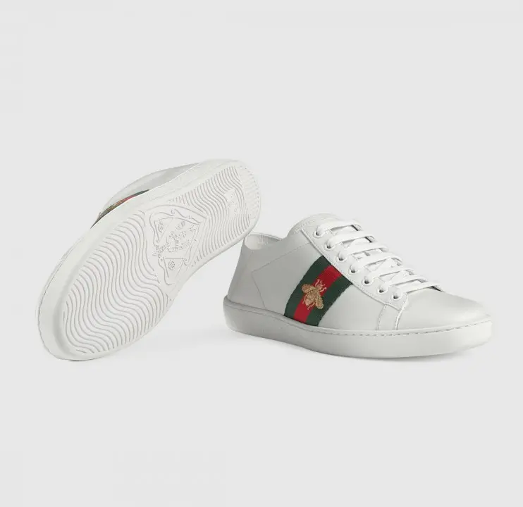 Giày Gucci Wmns Ace Embroidered ‘Bee’ 475208-A9L60-9067 - Ảnh 6
