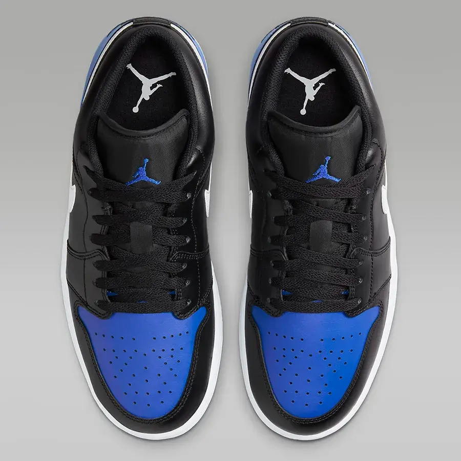 Giày Nike Air Jordan 1 Low ‘Black Royal Toe’ 553558-042 - Ảnh 5