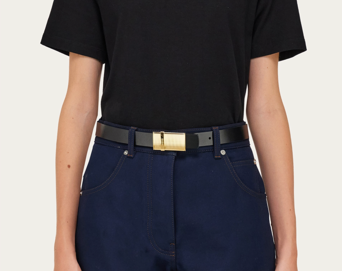 Thắt Lưng Salvatore Ferragamo Reversible Belt ‘Black’ 230312-771841 - Ảnh 2