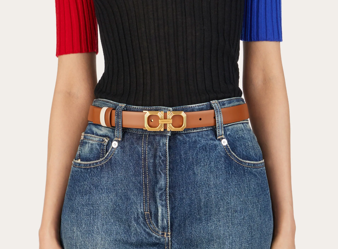 Alternative view of Thắt Lưng Salvatore Ferragamo Gancini Belt ‘Sella’ 230283-765253