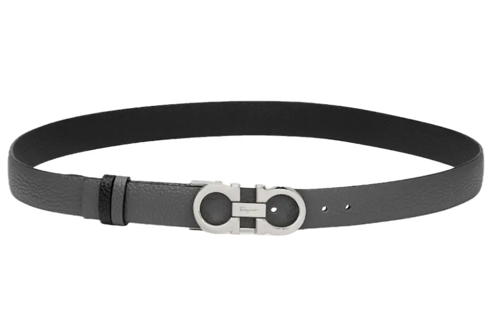 Thắt Lưng Salvatore Ferragamo Reversible Adjustable Gancini Belt ‘Grey’ 23A565-764038