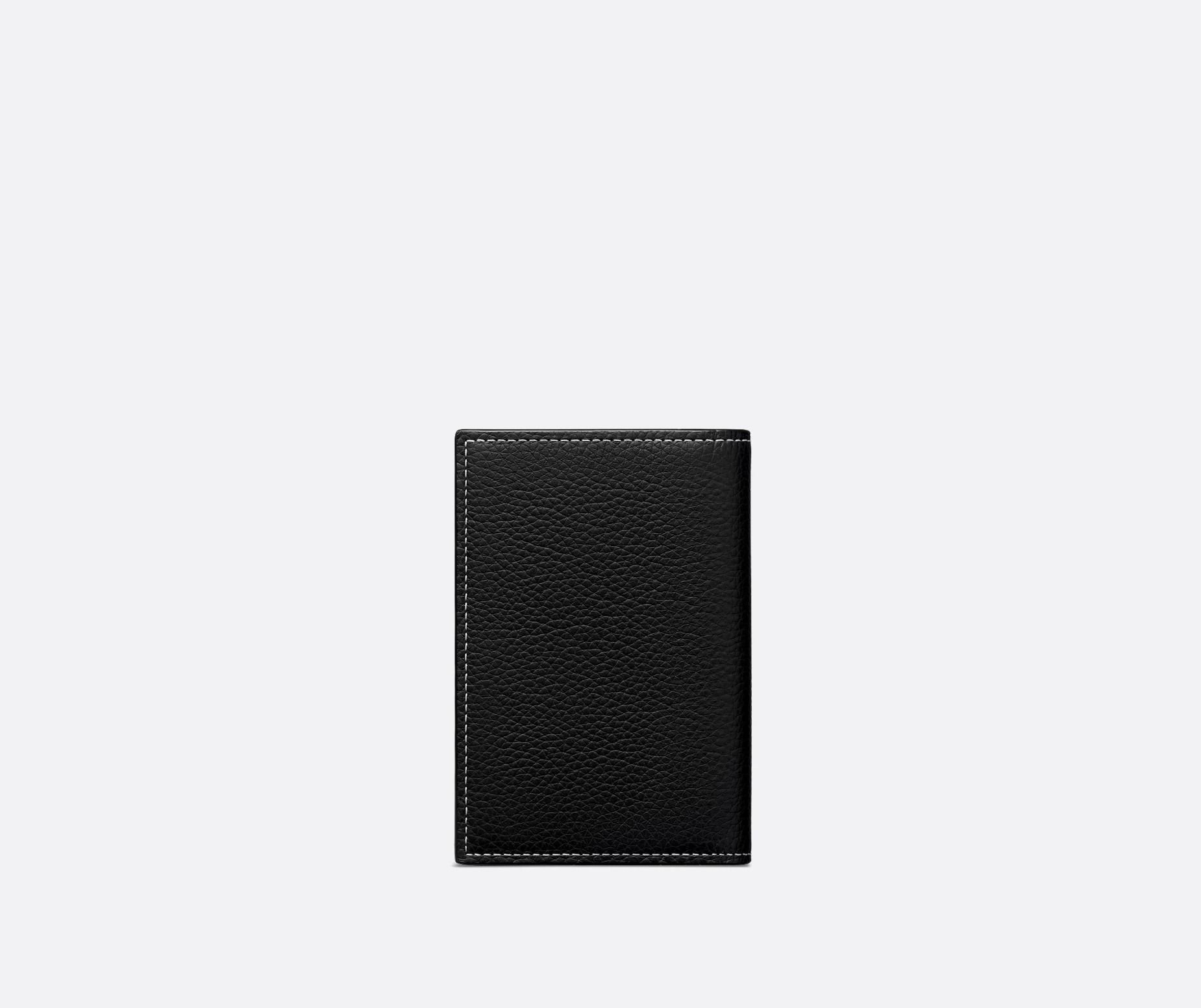 Ví Dior Saddle Vertical Bifold Card Holder ‘Black’ 2ADCH169YKK-H00N - Ảnh 3