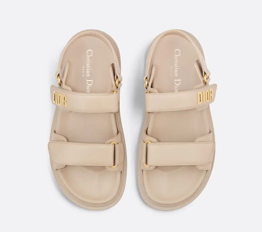 Alternative view of Dép Dior Dioract Sandal ‘Powder Beige’ KCQ547LAB-S51U