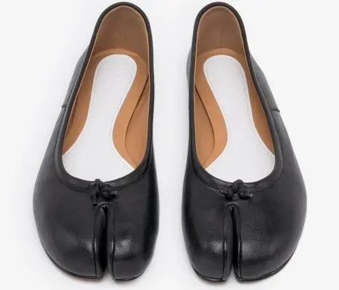 Giày Maison Margiela Tabi Ballet Flat ‘Black’ S58WZ0042P3753T8013 - Ảnh 3