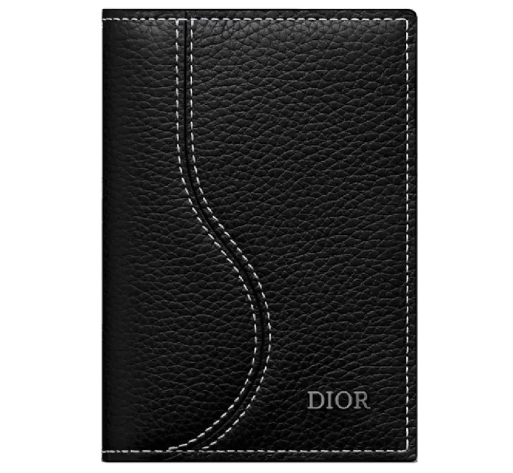Ví Dior Saddle Vertical Bifold Card Holder ‘Black’ 2ADCH169YKK-H00N