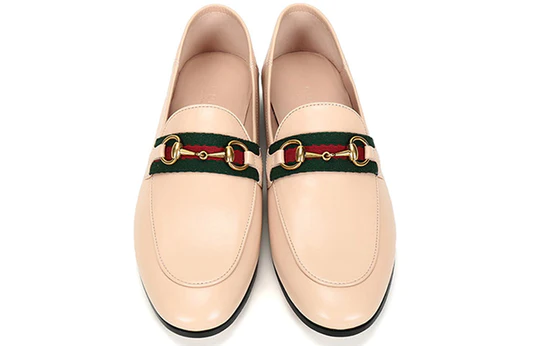 Giày Gucci Web Horsebit Loafers ‘Beige’ 631619-CQXM0-6761 - Ảnh 3