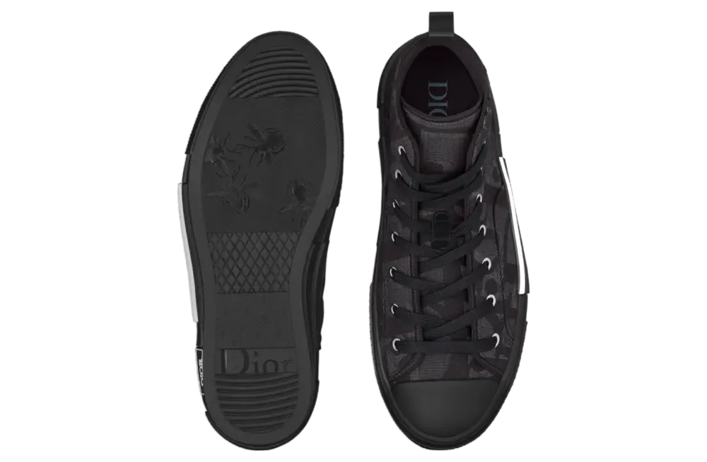 Giày Dior B23 High-top Sneaker ‘Black’ 3SH126ZXX-H969 - Ảnh 4