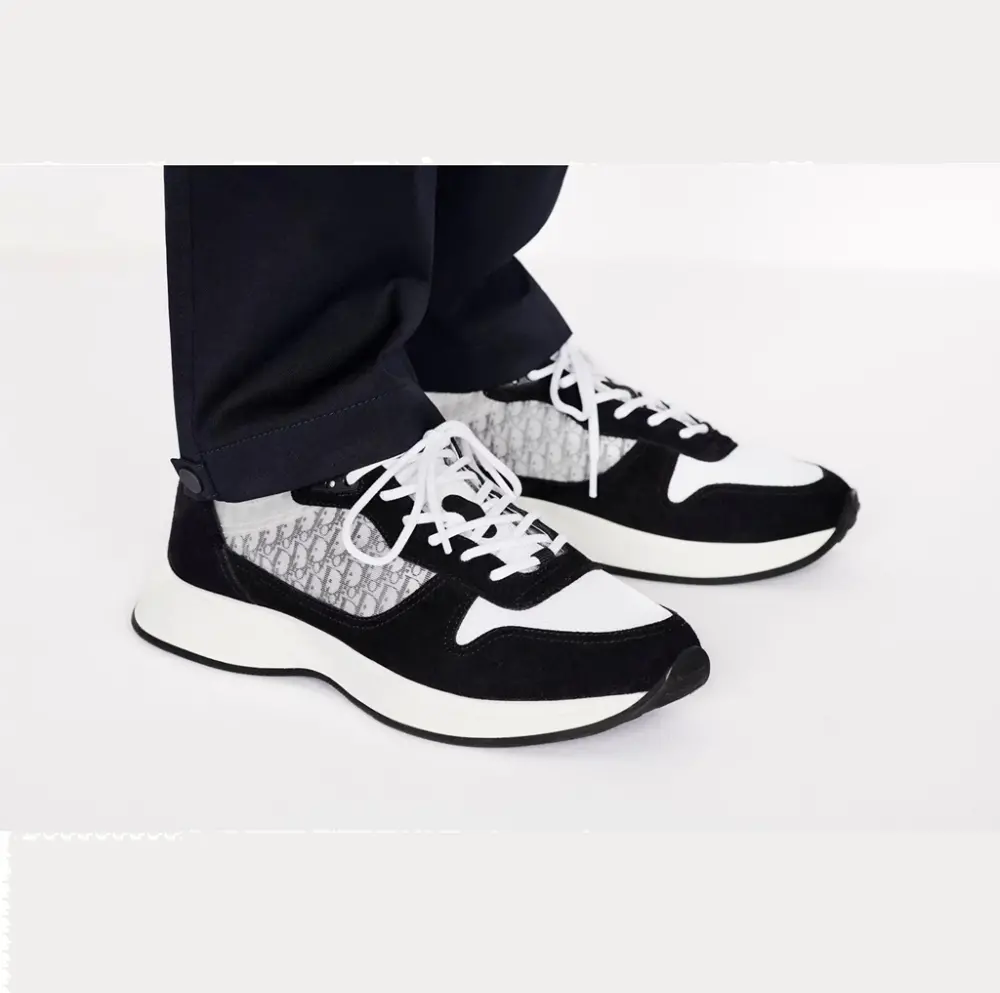 Alternative view of Giày Dior B25 Runner ‘Black Suede’ 3SN259YUH-H960