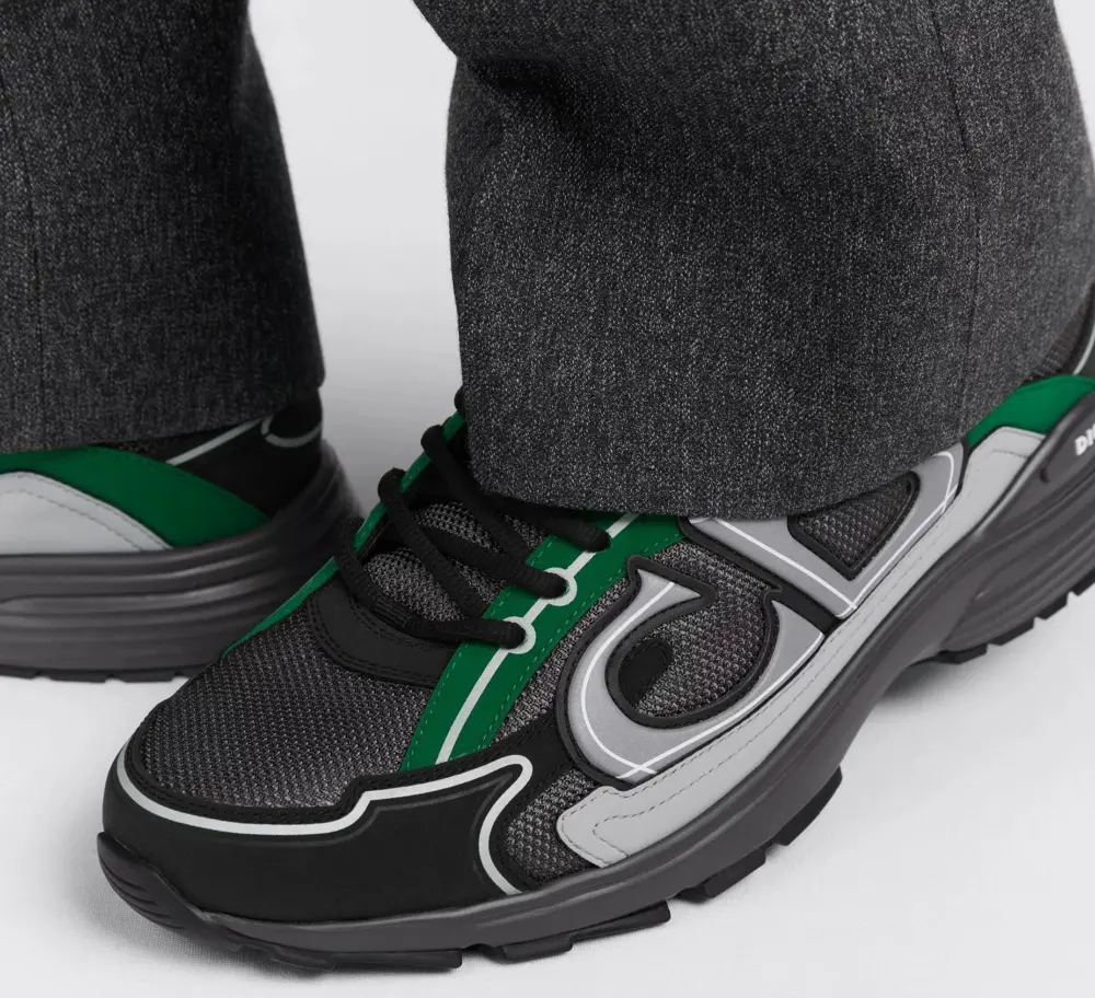 Giày Dior B30 Sneaker ‘Black Green’ 3SN279ZRB-H695 - Ảnh 2