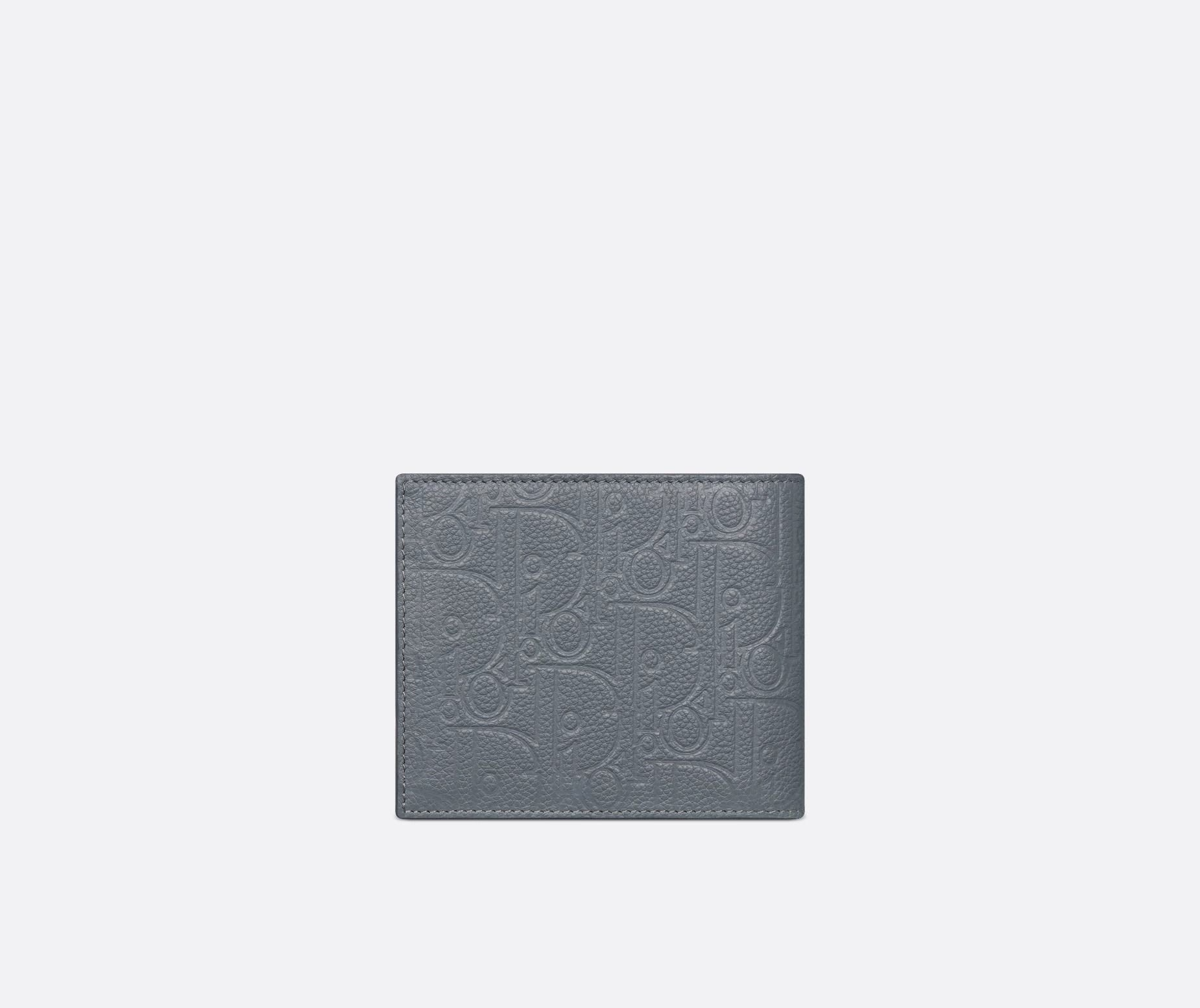 Ví Dior Bifold Wallet ‘Deep Gray’ 2ESBH027FLG-H830 - Ảnh 3